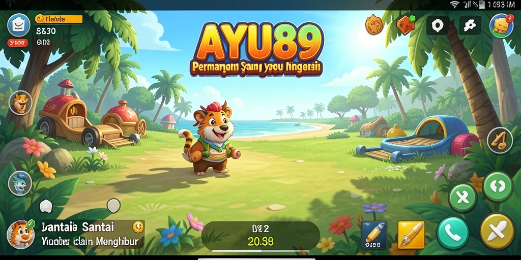 Screenshot utama AYU89 menampilkan keseruan gameplay Casual yang menarik.