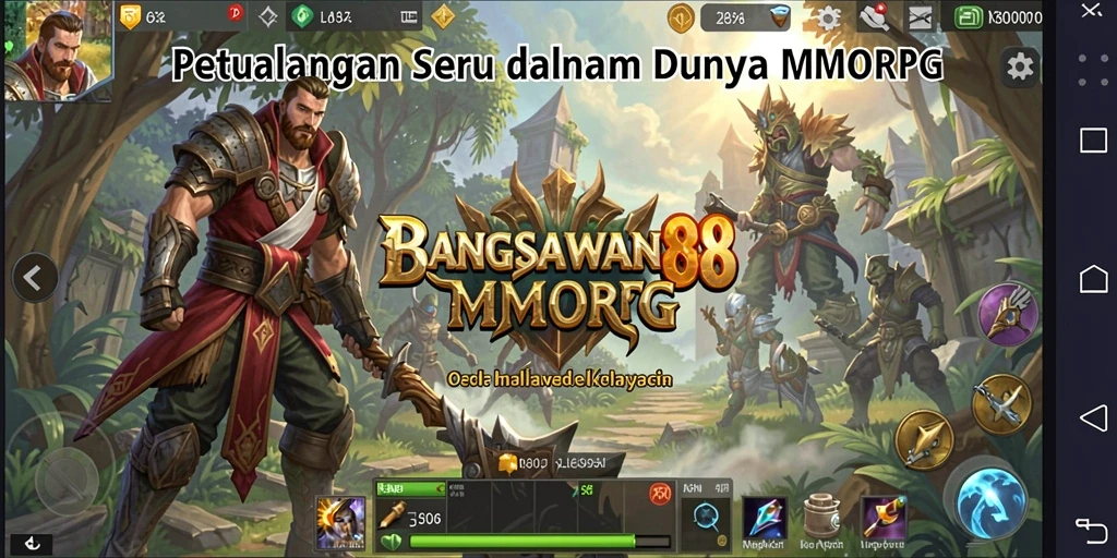 Tampilan epic dari pertempuran dalam BANGSAWAN88 yang seru.