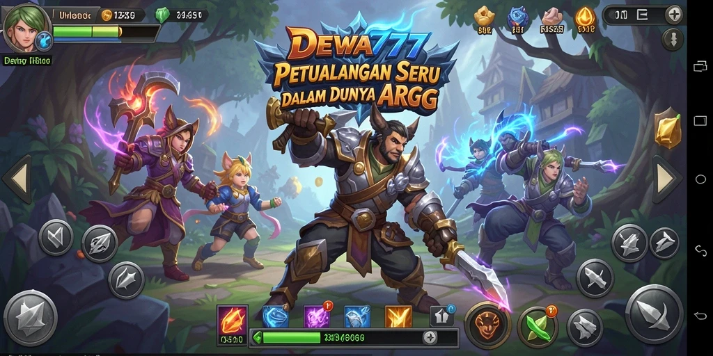 Tampilan gameplay menarik dari DEWA777 dengan aksi petualangan ARPG.
