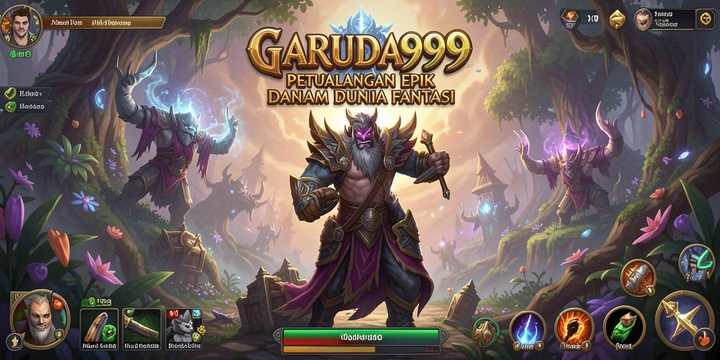 Tangkapan layar dari GARUDA999 menampilkan aksi pertarungan yang mendebarkan.