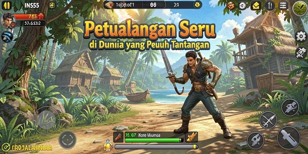 Gameplay seru di INS55 dengan tantangan petualangan yang mendebarkan.
