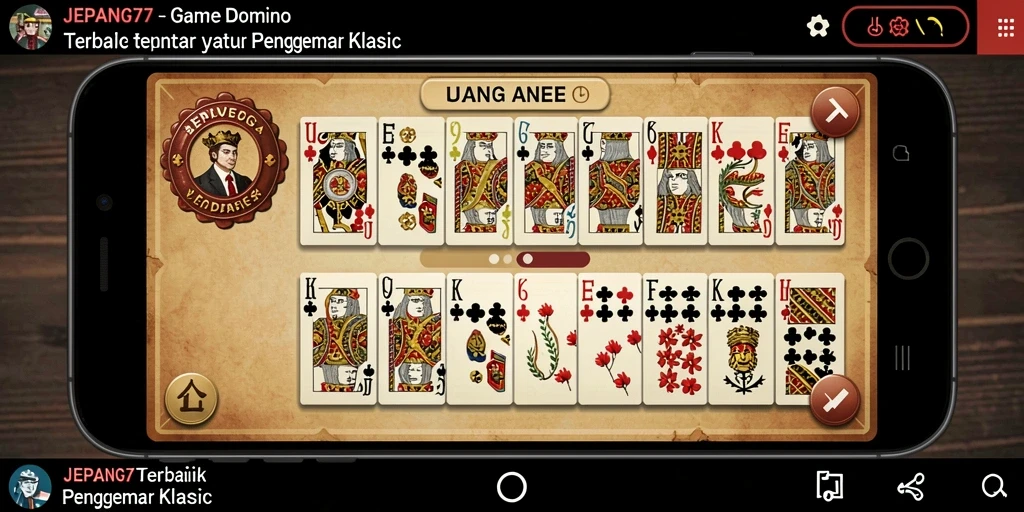 Tampilan gameplay Domino yang menarik di JEPANG77.