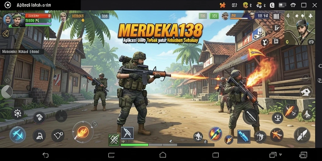 Tampilan antarmuka MERDEKA138 yang sederhana dan informatif.