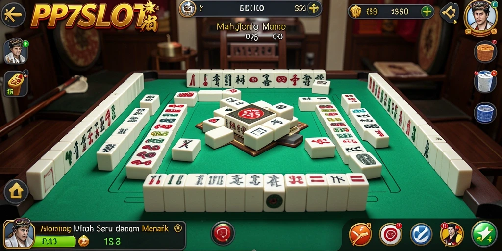 Screenshot gameplay PP7SLOT yang menampilkan tantangan Mahjong yang menarik.
