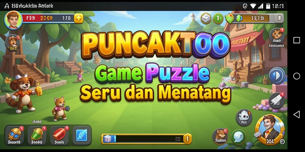 Tampilan gameplay PUNCAKTOTO dengan teka-teki yang mengasyikkan.