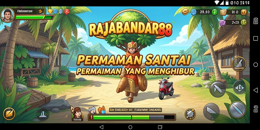 Tangkapan layar utama RAJABANDAR88 menunjukkan gameplay seru dan menarik.