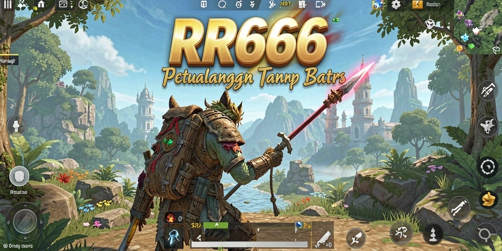 Tampilan gameplay yang menakjubkan di dunia terbuka RR666.