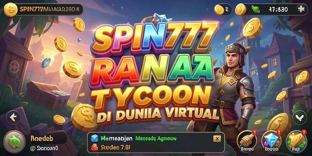 Gameplay Tycoon SPIN777 yang seru dan menantang.