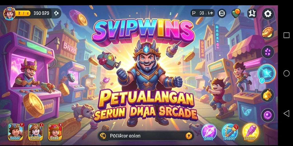 Tampilan gameplay menegangkan dan penuh warna dari SVIPWINS.