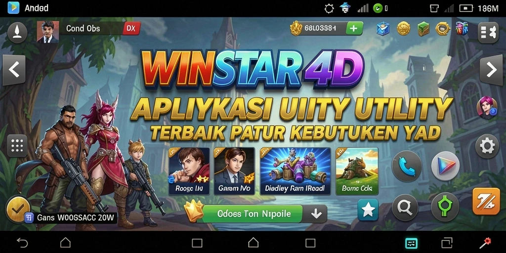 Tampilan antarmuka aplikasi WINSTAR4D yang simpel dan intuitif.